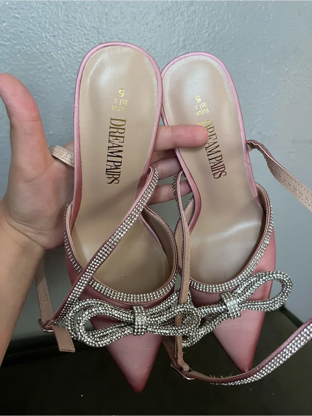 Dream Pairs tip bottoms rub